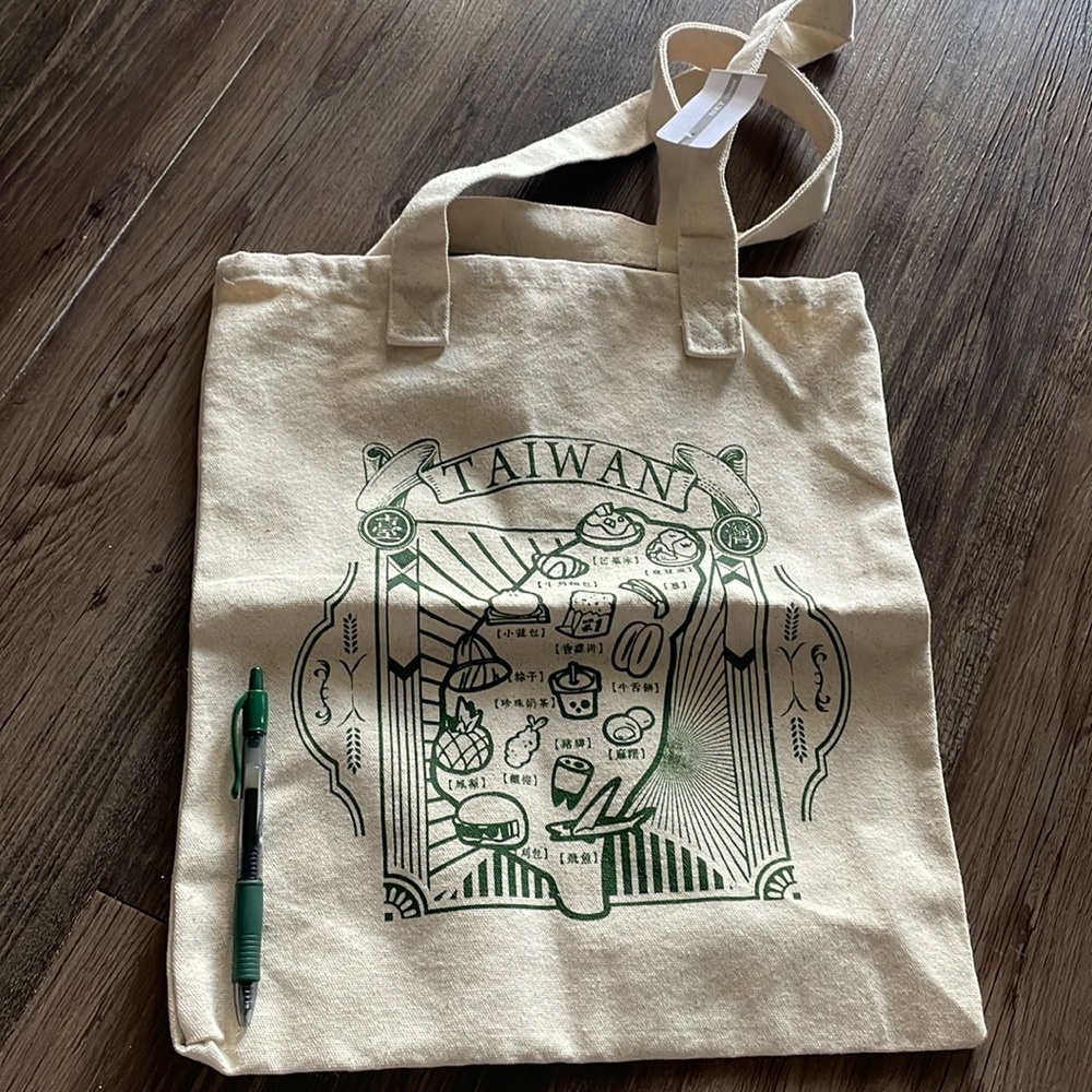 Taiwan Souvenir Tote Canvas Bag